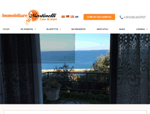 Tablet Screenshot of immobiliaremartinelli.com